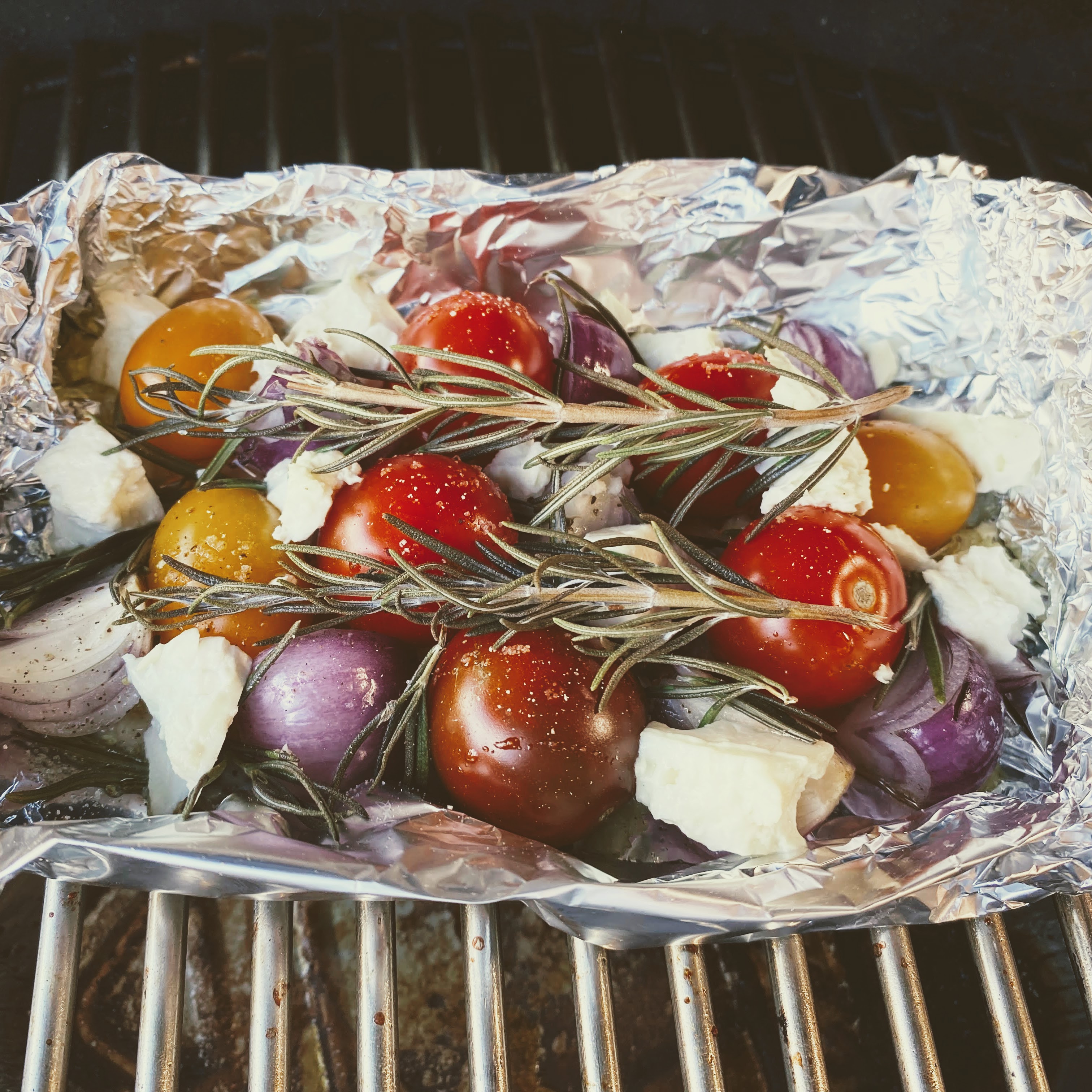 Grilled Cherry Tomatoes!